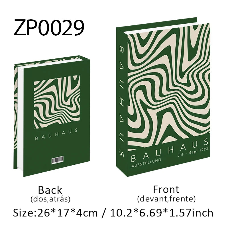 Open Luxury Fake Book Storage Box Home Decor Fashion Paris Decorative Books Interior Decoration Coffee Table Bedroom Ornaments