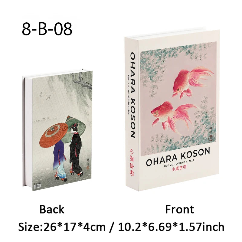 Open Luxury Fake Book Storage Box Home Decor Fashion Paris Decorative Books Interior Decoration Coffee Table Bedroom Ornaments